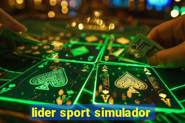 lider sport simulador